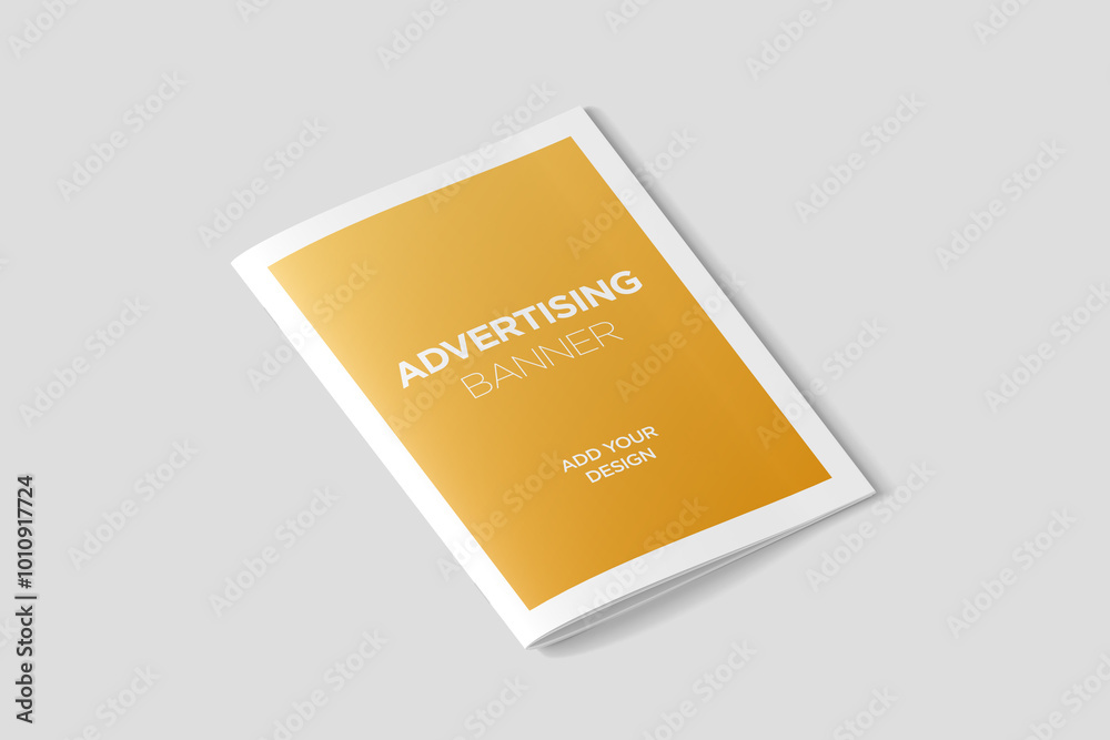 Newspaper Advertising Magazine Brochure Mockup 3D Rendering Newspaper Advertising Magazine Brochure Mockup 3D Rendering