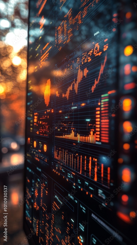 Detailed Financial Analytics Dashboard Displaying Stock Market Data for Business Investment Research Detailed Financial Analytics Dashboard Displaying Stock Market Data for Business Investment Research