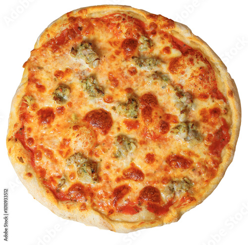 Pizza according to the Georgian recipe.
