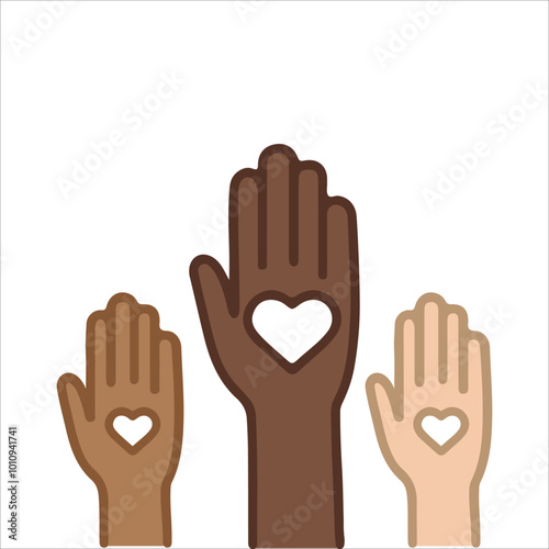 Black Lives Matter Vector Sticker Design