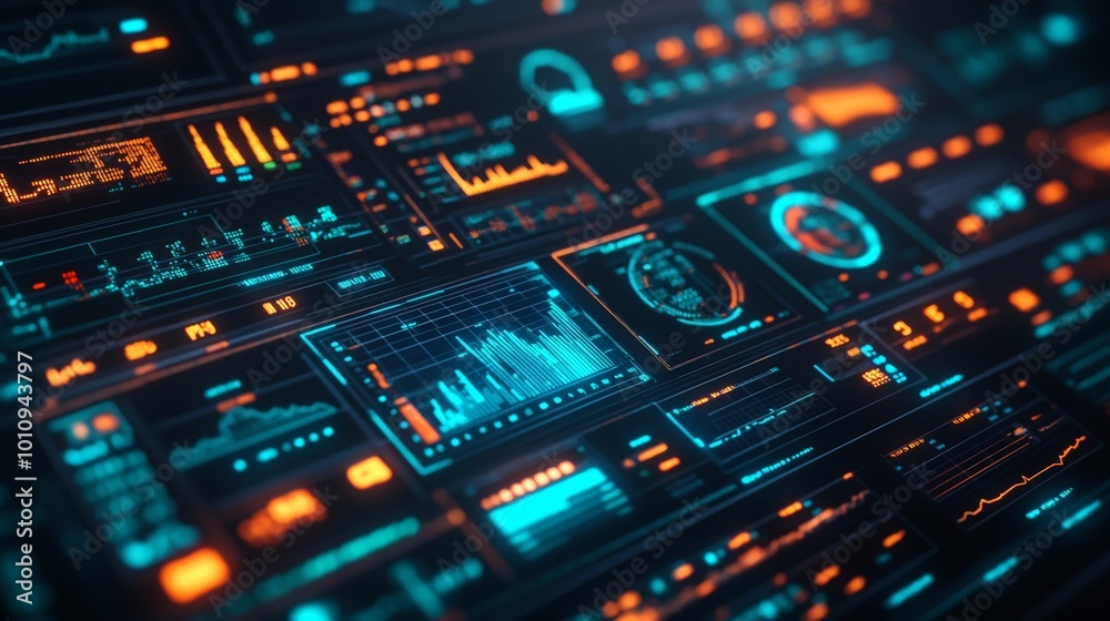 Detailed Financial Analytics Dashboard Displaying Stock Market Data for Business Investment Research Detailed Financial Analytics Dashboard Displaying Stock Market Data for Business Investment Research
