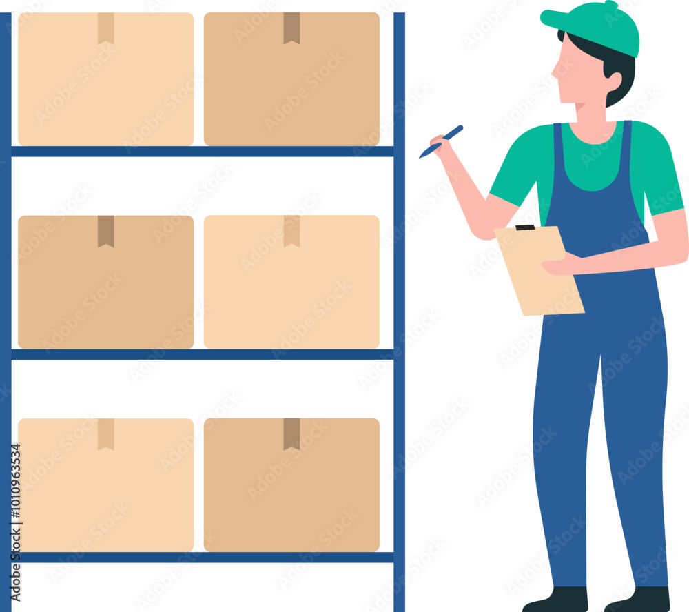 Warehouse Personnel Organizing Stock and Handling Packages. Logistics Team Checking Products . Warehouse Personnel Organizing Stock and Handling Packages. Logistics Team Checking Products .