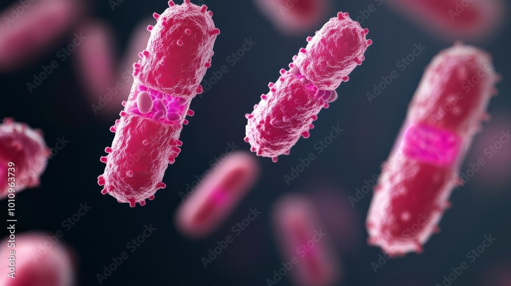 Bacterial efflux pumps, expelling antibiotics, resistance mechanisms, 3D illustration Bacterial efflux pumps, expelling antibiotics, resistance mechanisms, 3D illustration