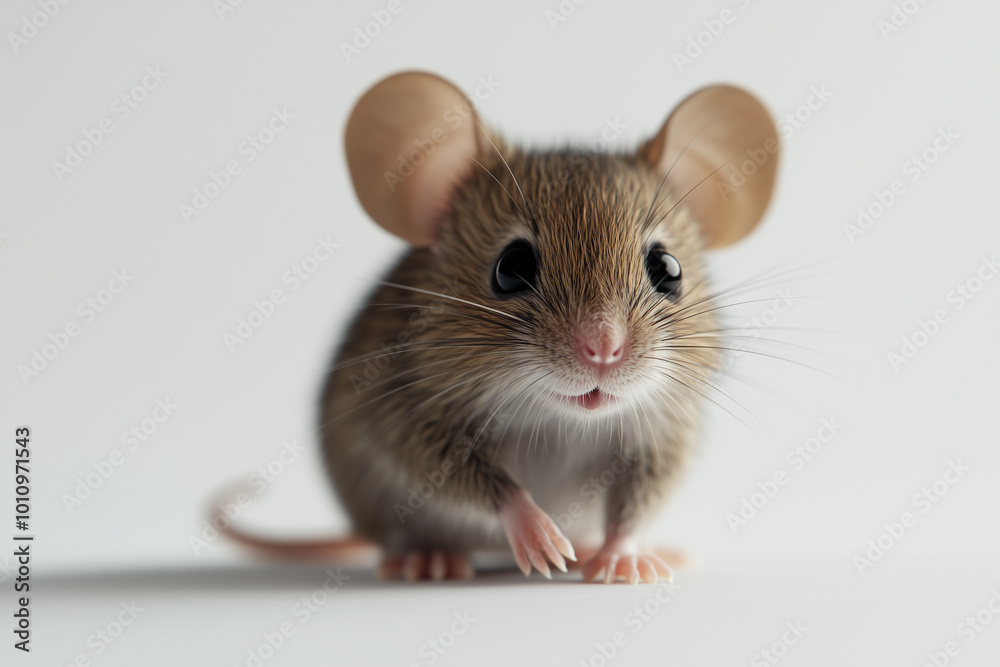 Mouse with Large Ears
Front View of a Small Mouse Sitting on a White Surface Mouse with Large Ears
Front View of a Small Mouse Sitting on a White Surface
