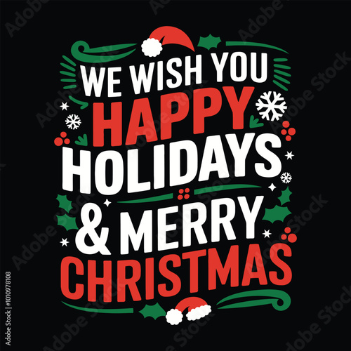 a poster that says we wish you western christian holiday and western christian holiday.