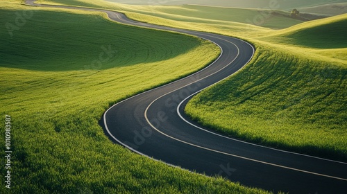 A winding road 