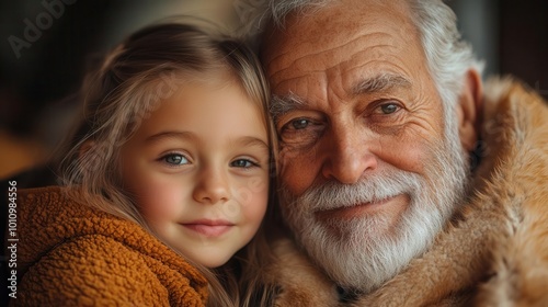 joyful moments shared between a grandparent and grandchild captured in a cozy living room setting filled with tenderness smiles and the warmth of family togetherness