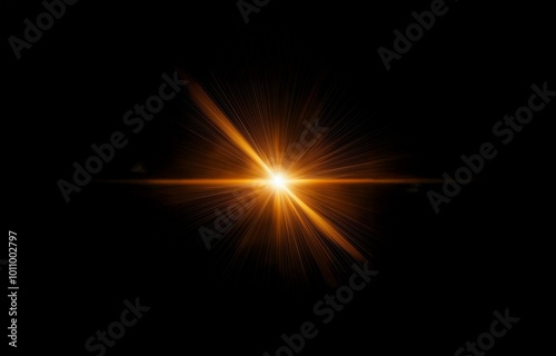 Wallpaper Mural A bright orange light shines from the center of the image. Torontodigital.ca