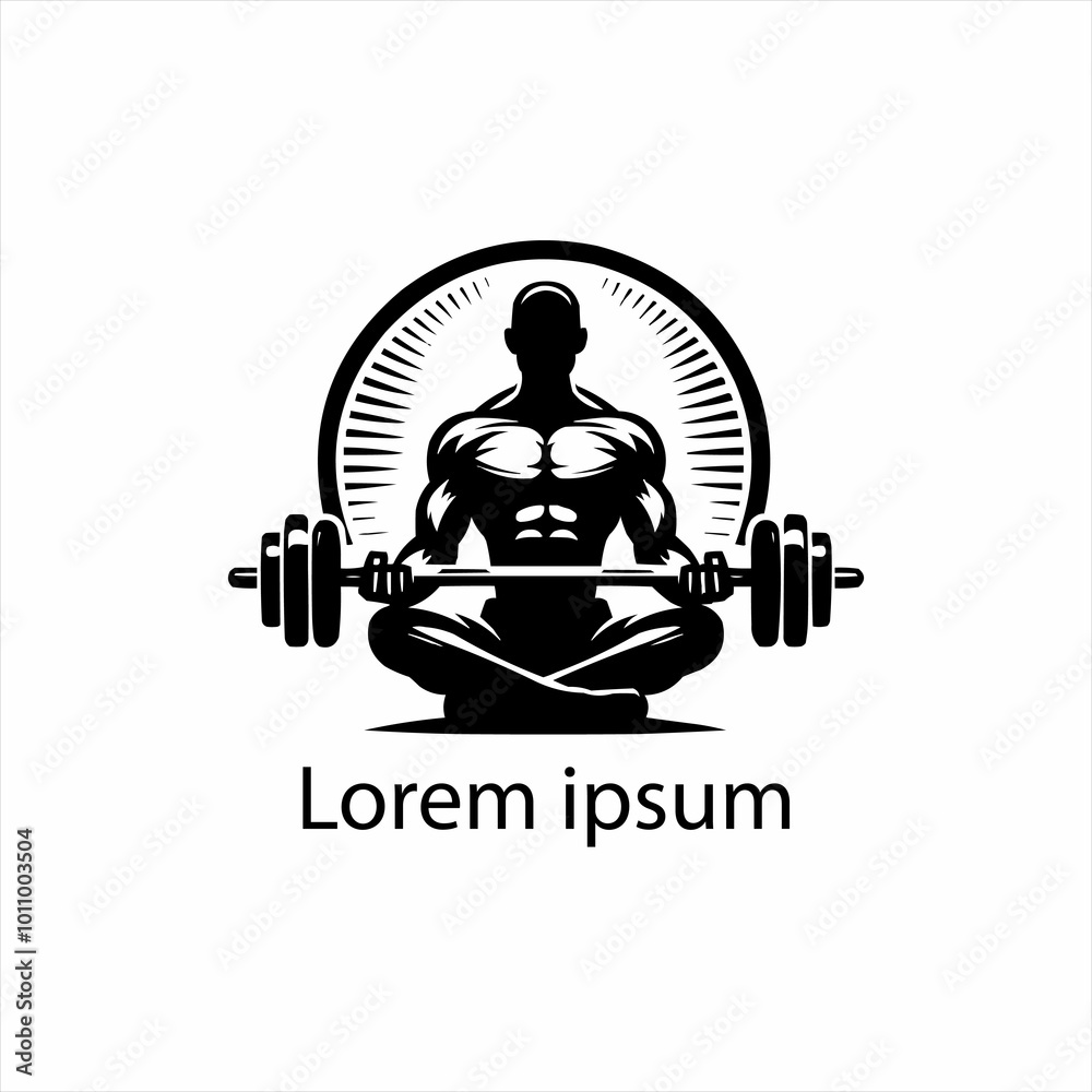 a gym logo design for brand a gym logo design for brand