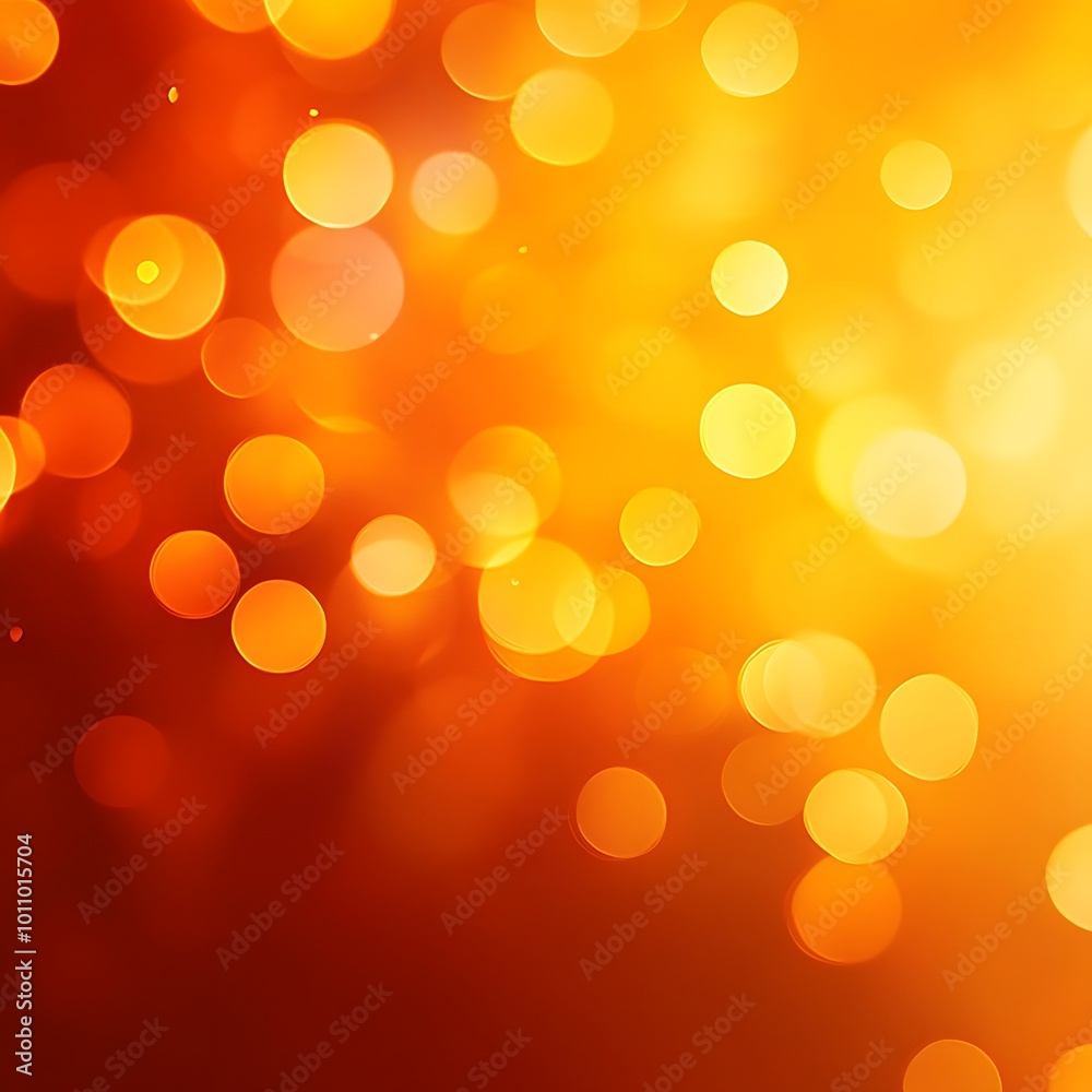 abstract orange bokeh background, generative ai abstract orange bokeh background, generative ai