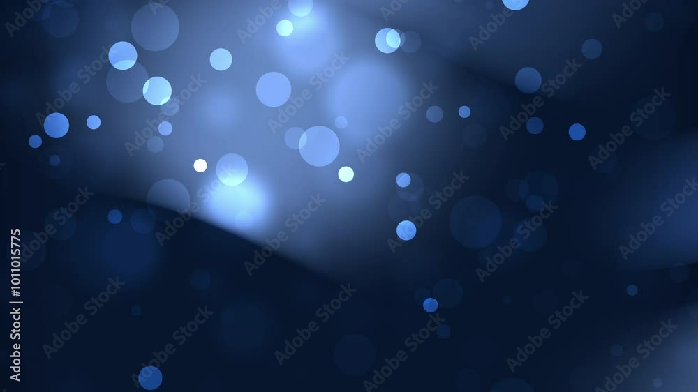 Blue background with blurred lights and a wave. Ideal for backgrounds, presentations, design projects, websites, and digital artwork.