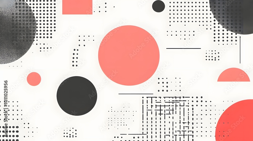 White Background Geometric Simple