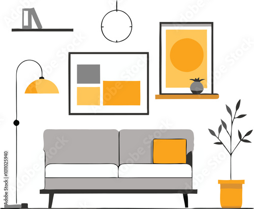 Colorful Couch Styles and Furniture Set