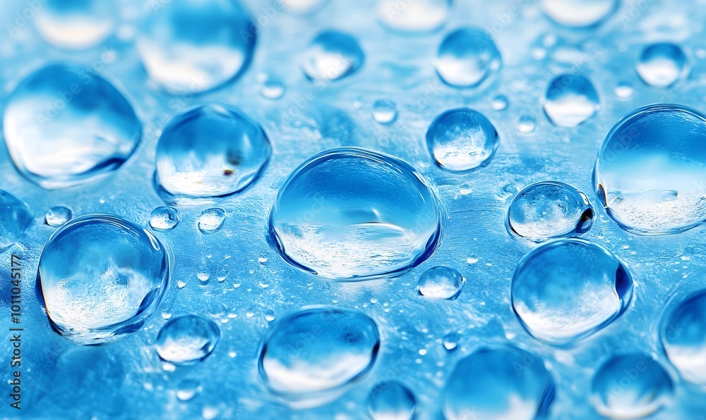 Fresh blue water drops background, generative ai
Fresh blue water drops background, generative ai