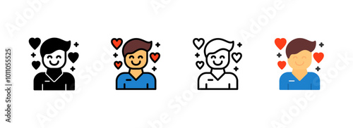 Set of Affection Icon