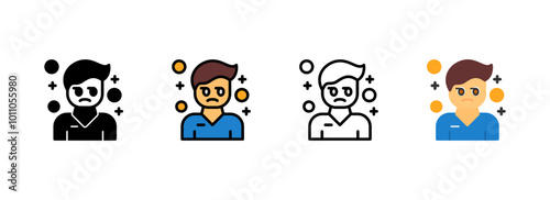 Photos Set of Cynicism Icon