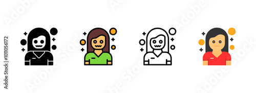 Set of Bitterness Icon