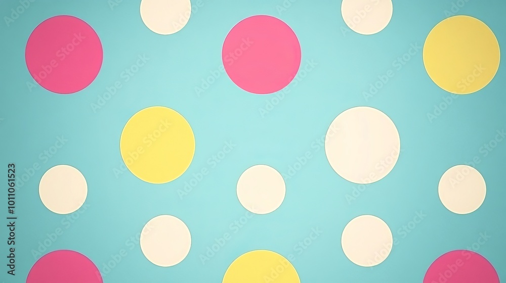 Charming and playful polka dot pattern background in soft pastel colors, perfect for invitations, scrapbooking, children's themes, and creative design projects
Charming and playful polka dot pattern background in soft pastel colors, perfect for invitations, scrapbooking, children's themes, and creative design projects