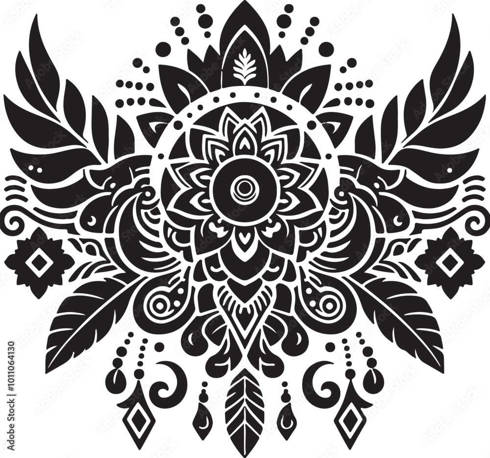 element ethnic vector element ethnic vector