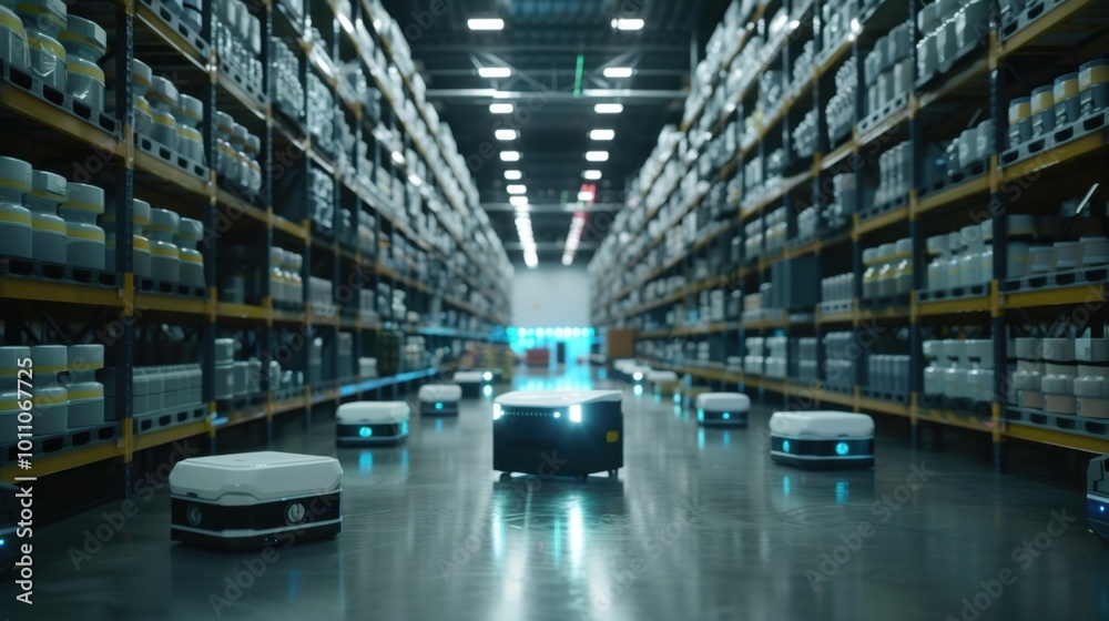Robots Automating Work in Modern Warehouse Environment