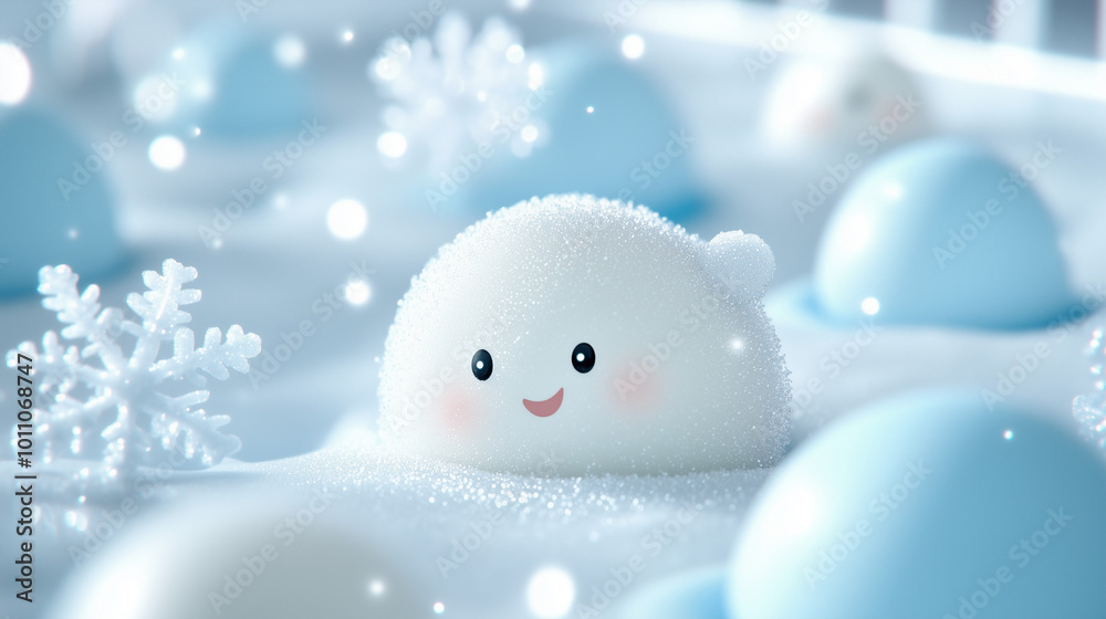 Cute Snowflake Baby Decor for Christmas Crib Cute Snowflake Baby Decor for Christmas Crib