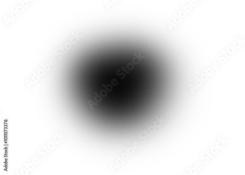 Black gradient circle transparent