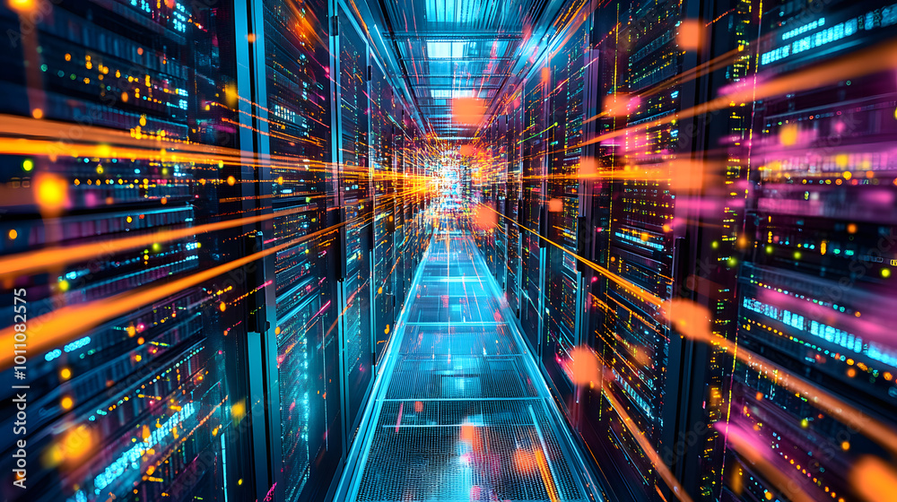 Intricate Connections: A Detailed Floorplan of a Server Network Intricate Connections: A Detailed Floorplan of a Server Network