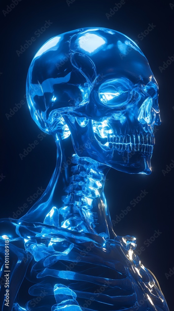 Detailed Skull X-ray Scan for Medical and Educational Purposes Detailed Skull X-ray Scan for Medical and Educational Purposes