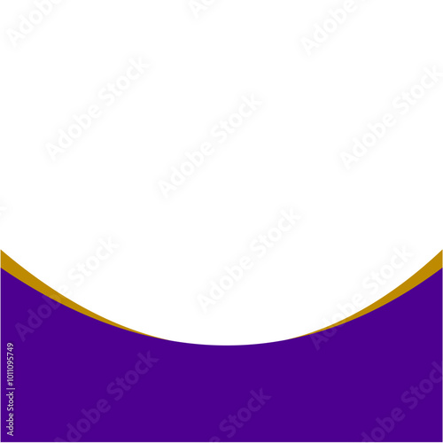 Modern Footer Purple Gold