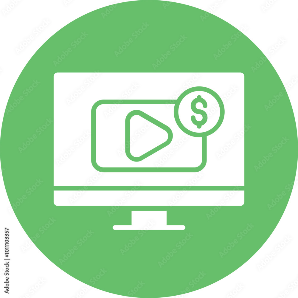 Paid Content Vector Icon Design Paid Content Vector Icon Design