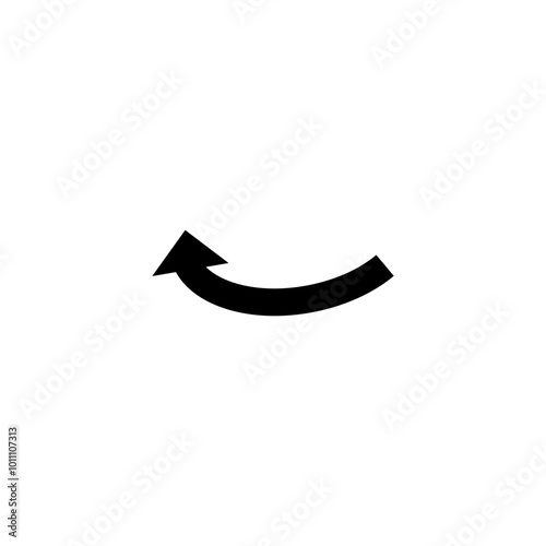 Wallpaper Mural Long semi circle arrow. Vector illustration. Semicircular rounded curved one-sided arrow.	
 Torontodigital.ca