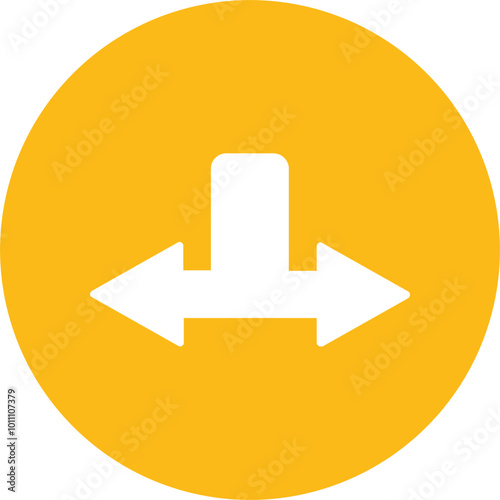 Separation Vector Icon Design