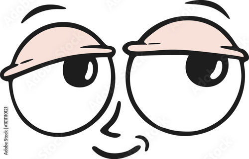 Design of happy expression draw