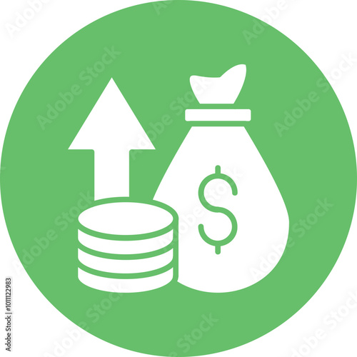 Profit Vector Icon Design