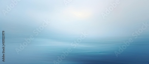 Abstract Blue Landscape