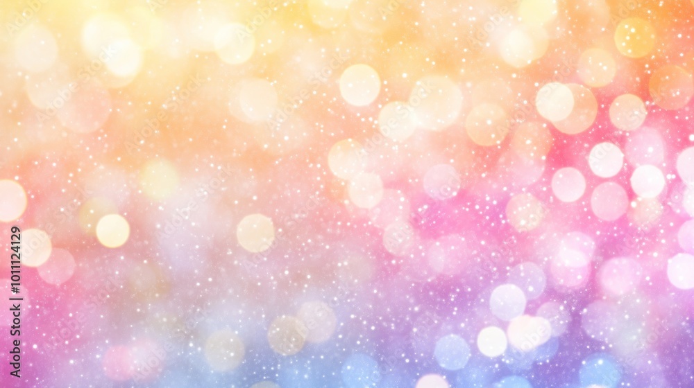 A colorful bokeh background with soft, shimmering lights in pastel hues. A colorful bokeh background with soft, shimmering lights in pastel hues.