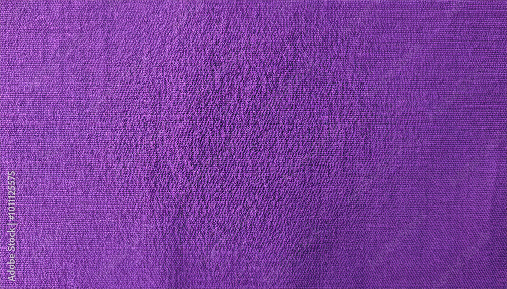 Fototapeta premium Purple canvas texture background.