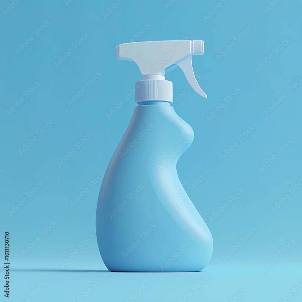 3D Spray Bottle Icon: Stain Removal and Laundry Care Illustration Logo 3D Spray Bottle Icon: Stain Removal and Laundry Care Illustration Logo