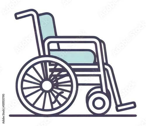 PNG Wheelchair line logo parasports.