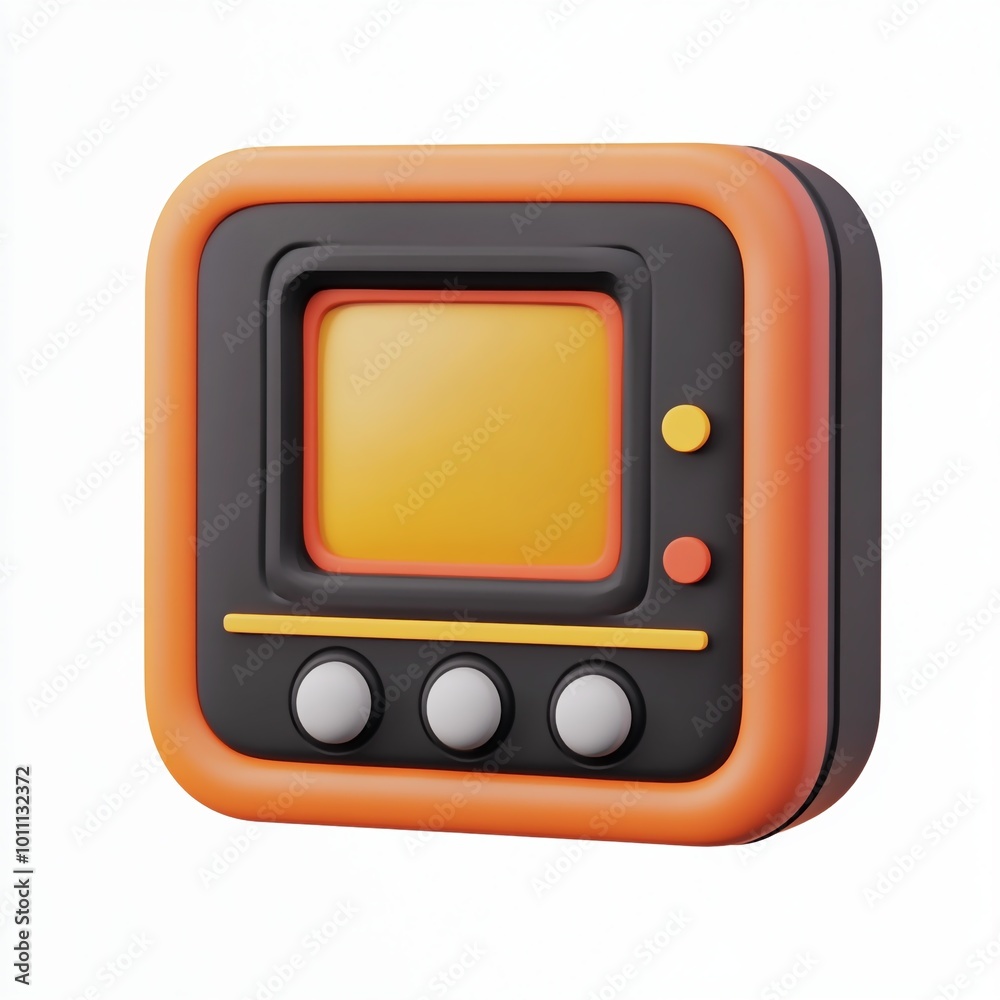 3D Broadcast Icon: Real Time Media Transmission Illustration Logo 3D Broadcast Icon: Real Time Media Transmission Illustration Logo