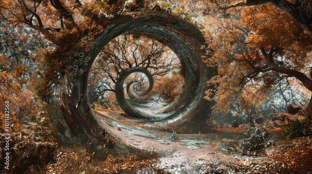 A twisted, maze-like dreamscape where the dreamer is trapped, representing the claustrophobia of anxiety dreams. A twisted, maze-like dreamscape where the dreamer is trapped, representing the claustrophobia of anxiety dreams.