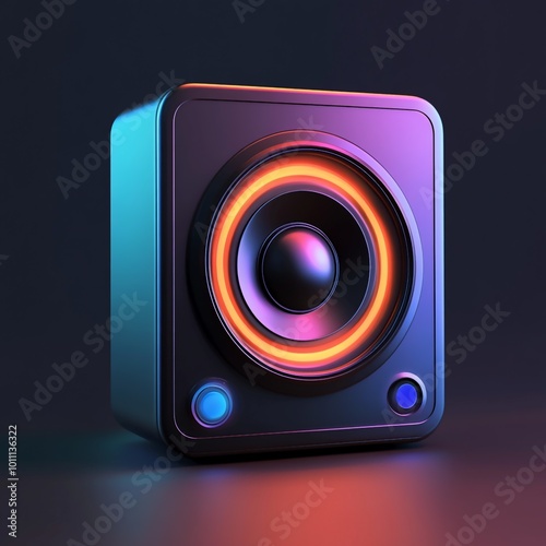 3D Remix Icon: Creative Music Reinterpretation Illustration Logo