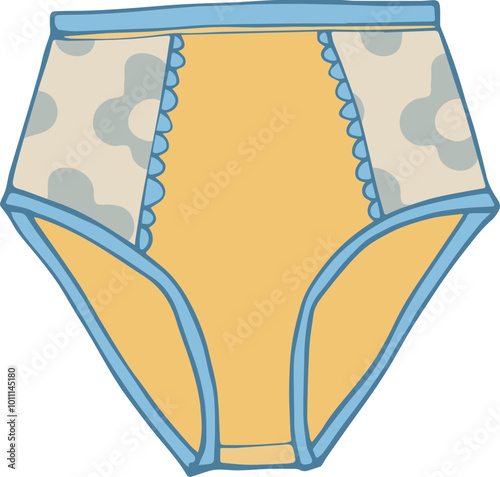 Vintage underwear design 