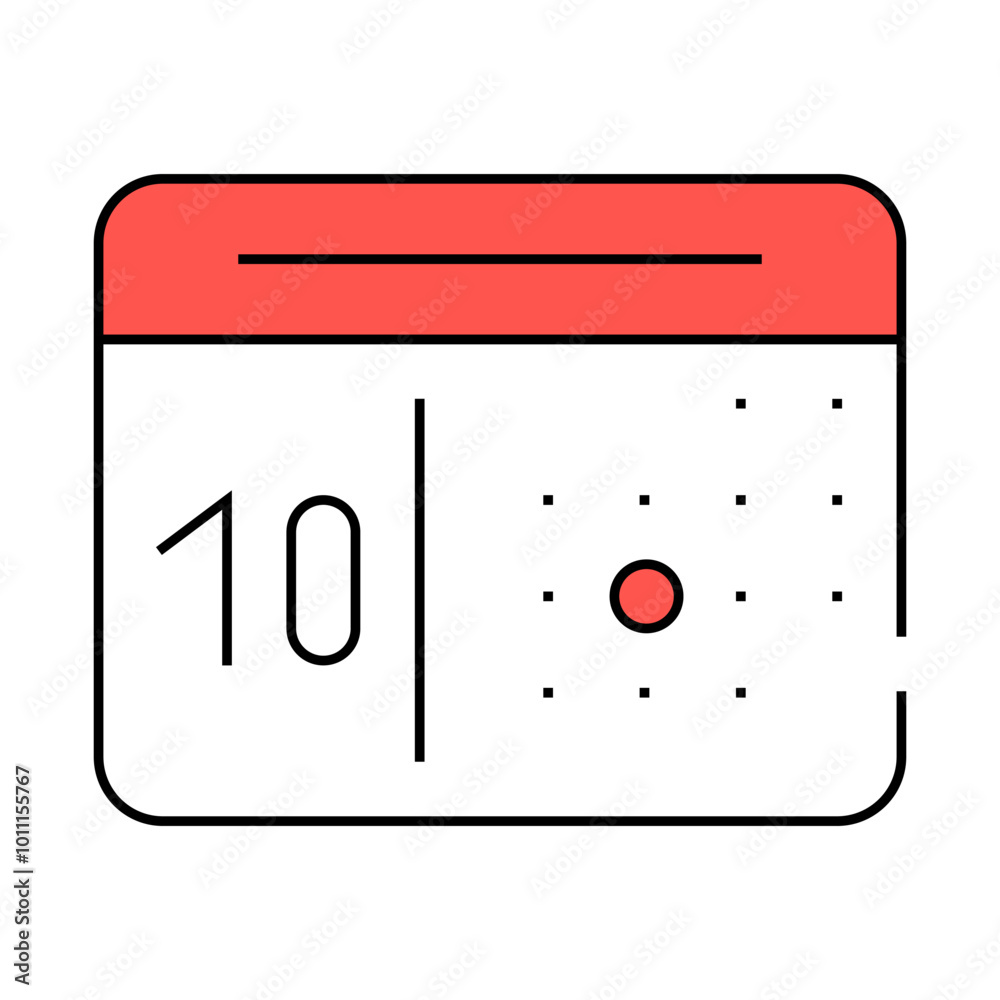 dating calendar line icon vector. dating calendar sign. isolated symbol illustration dating calendar line icon vector. dating calendar sign. isolated symbol illustration