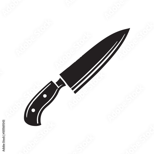 Kitchen Knife Silhouette