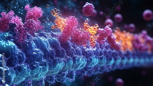 a A visual representation of the role of mast cells and histamine in allergic reactions.