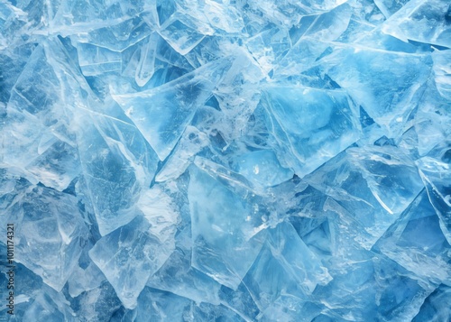 Soft Cool Ice Cracked Background Texture for Winter Designs, Cool Aesthetics, and Creative Projects in High Resolution