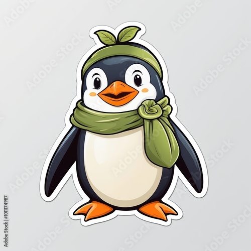 A Penguin Dipped in Pesto Dreams