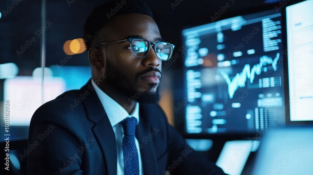 A business leader implementing workflow automation tools, focusing on optimizing operations and improving business productivity