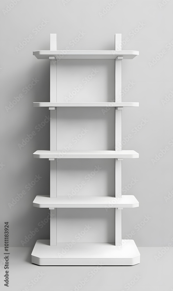 3d White Empty Product Display For Supermarket With Shelves mock up Isolated on white background. Retail shelf, ,display mockup. 3d White Empty Product Display For Supermarket With Shelves mock up Isolated on white background. Retail shelf, ,display mockup.